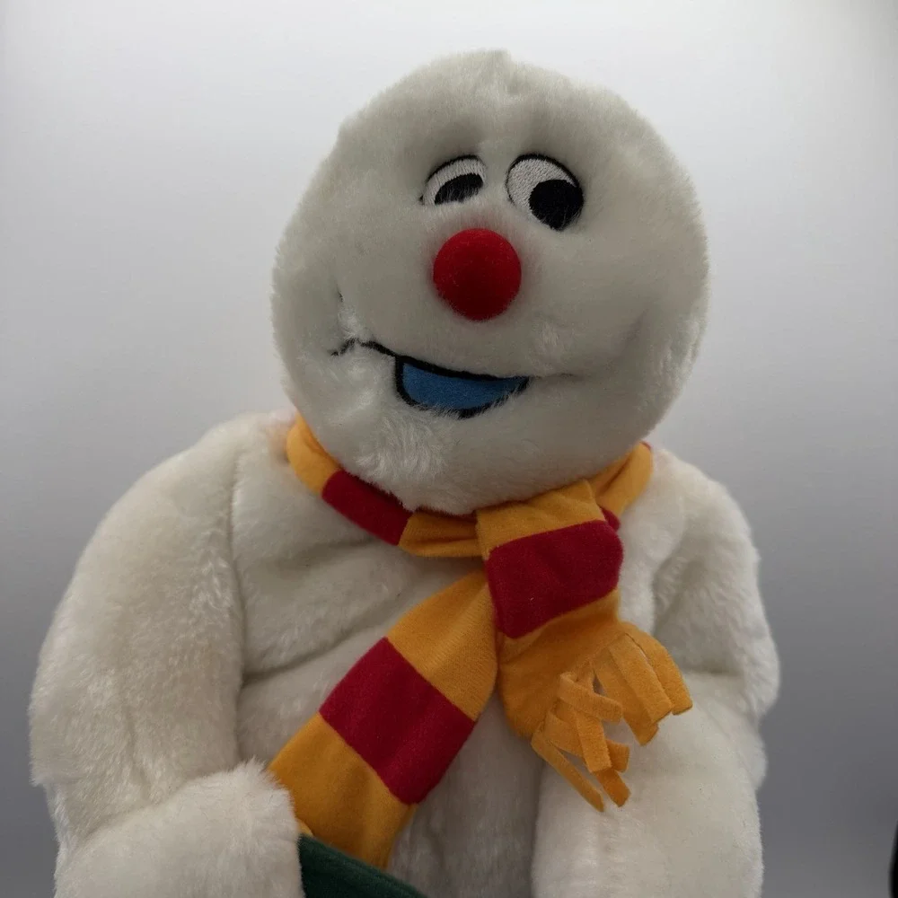 Vintage Gemmy‎ Animated Frosty the Snowman Spinning Snowflakes 17